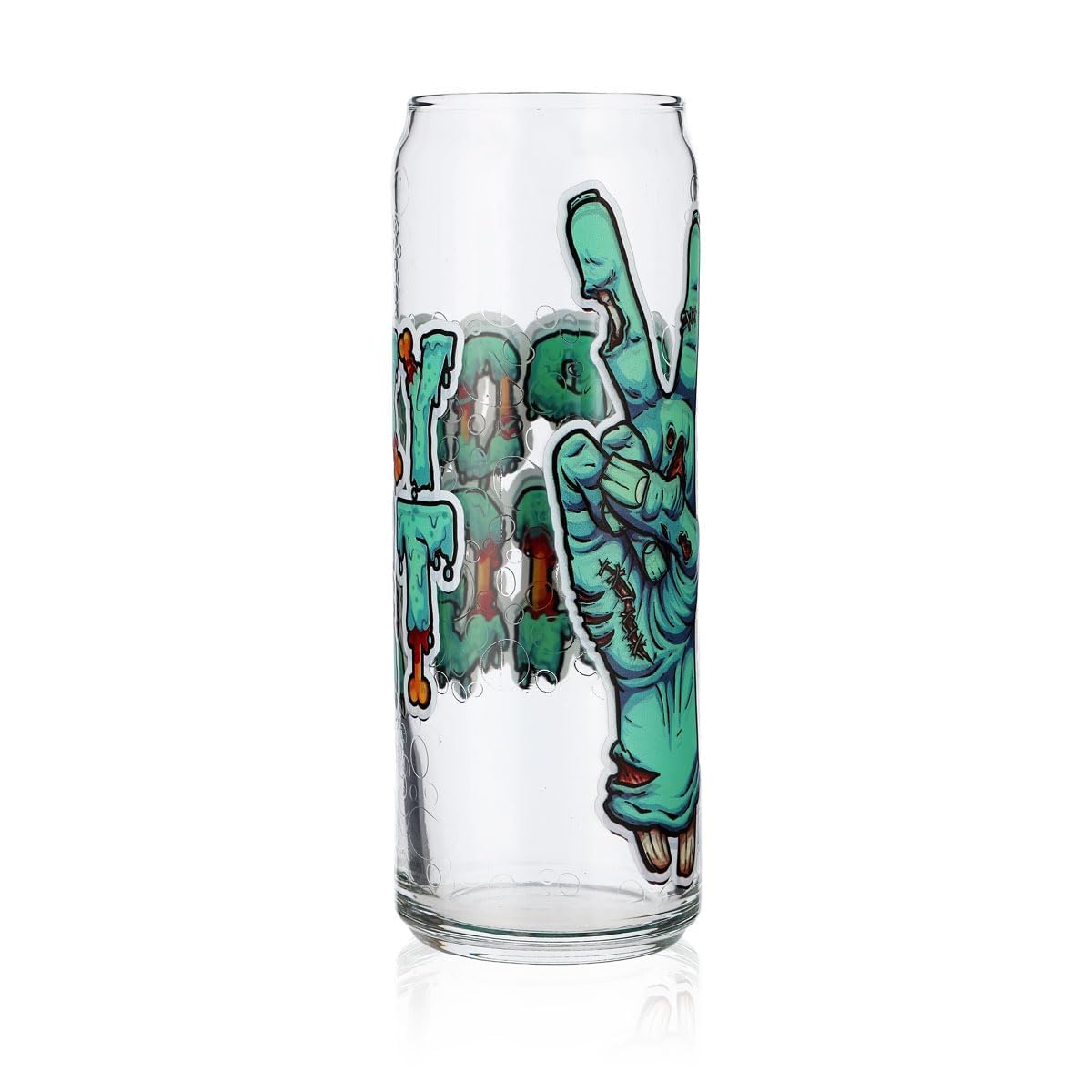 6x Bicchieri Sipply con motivo Halloween Zombie Hands stampa UV Can Glass 370ml – Vista 5