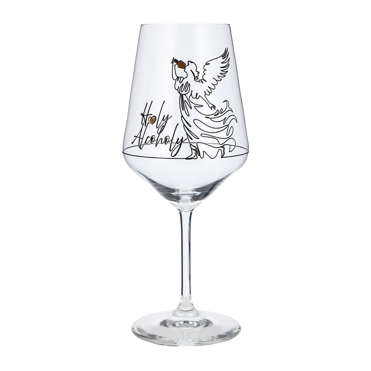 Bicchiere da vino Sipply con la scritta «Holy Alcoholy», 0,5 l – Vista 2