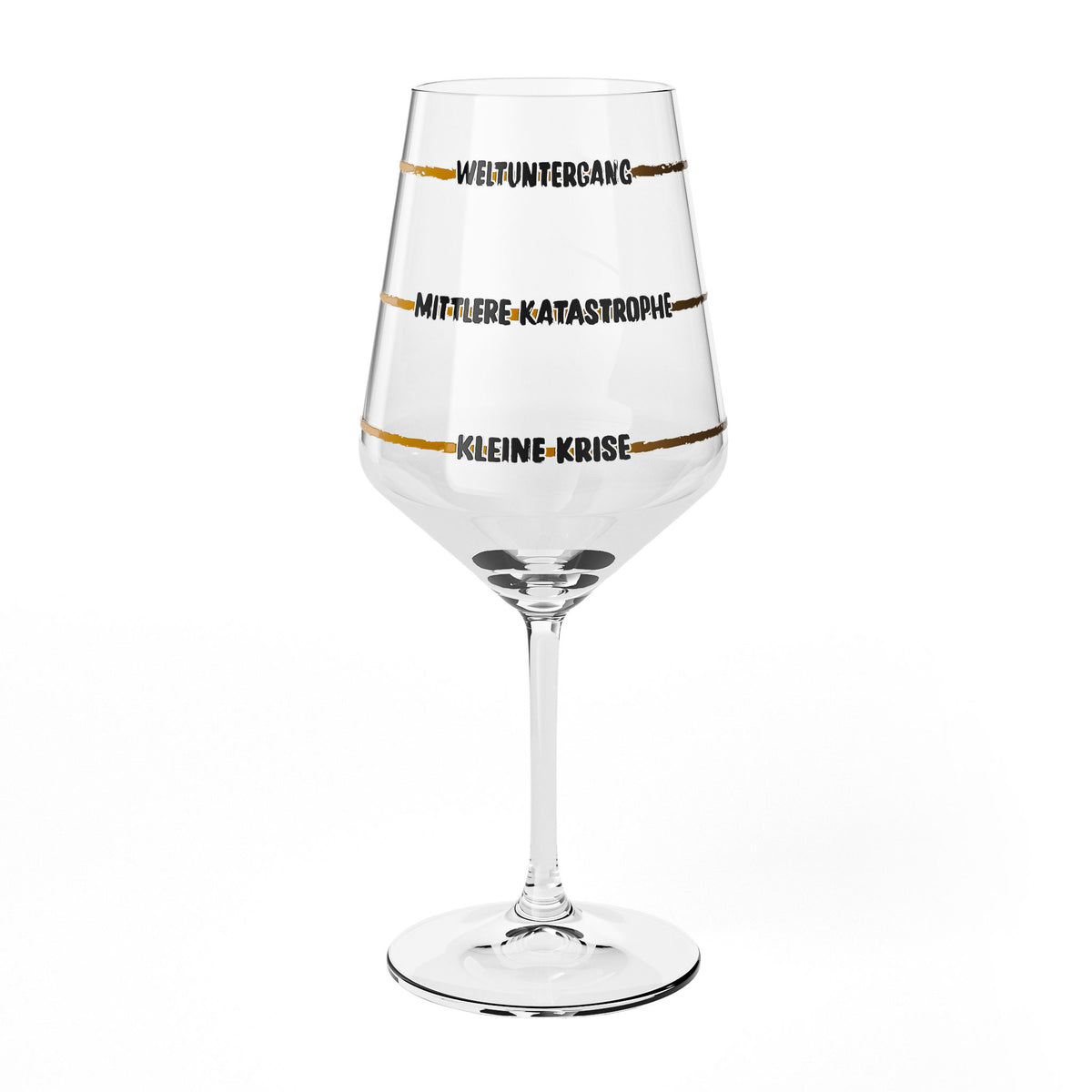 Bicchiere da vino Sipply con scritta «La fine del mondo», 0,5 l – Vista 2