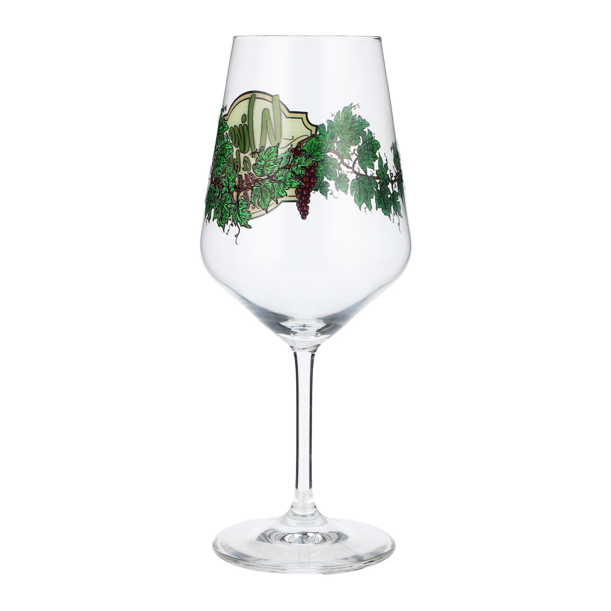 Bicchiere da vino Sipply con scritta Wine a little laugh a lot 0,5 l – Vista 6