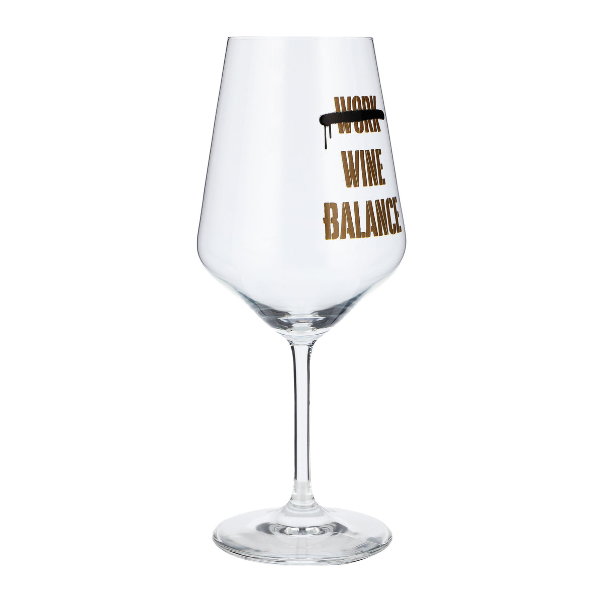 Bicchiere da vino Sipply con la scritta «Work Wine Balance», 0,5 l – Vista 6