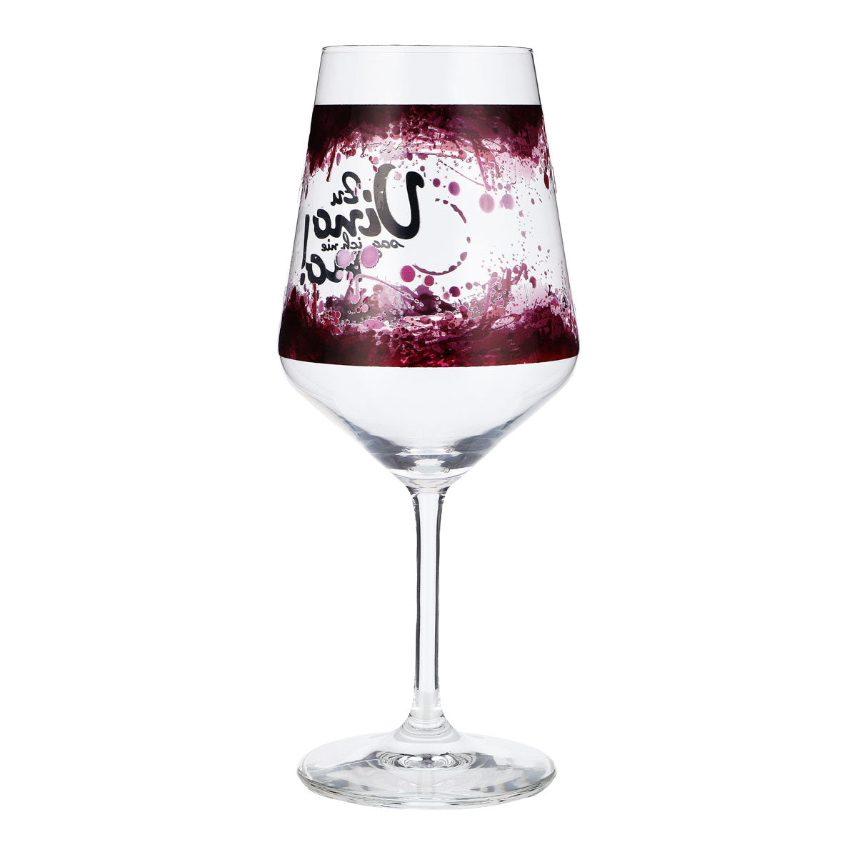 Bicchiere da vino Sipply con scritta "Zu Vino sag ich nie no!" (Non dico mai no al vino!) 0,5 l – Vista 6
