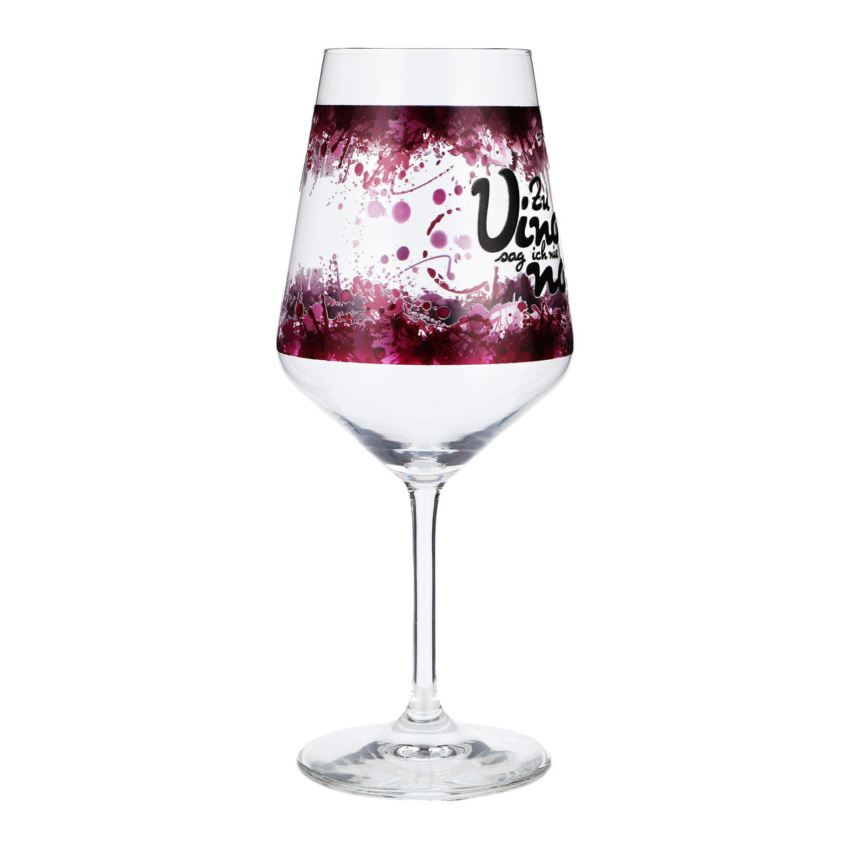 Bicchiere da vino Sipply con scritta "Zu Vino sag ich nie no!" (Non dico mai no al vino!) 0,5 l – Vista 7