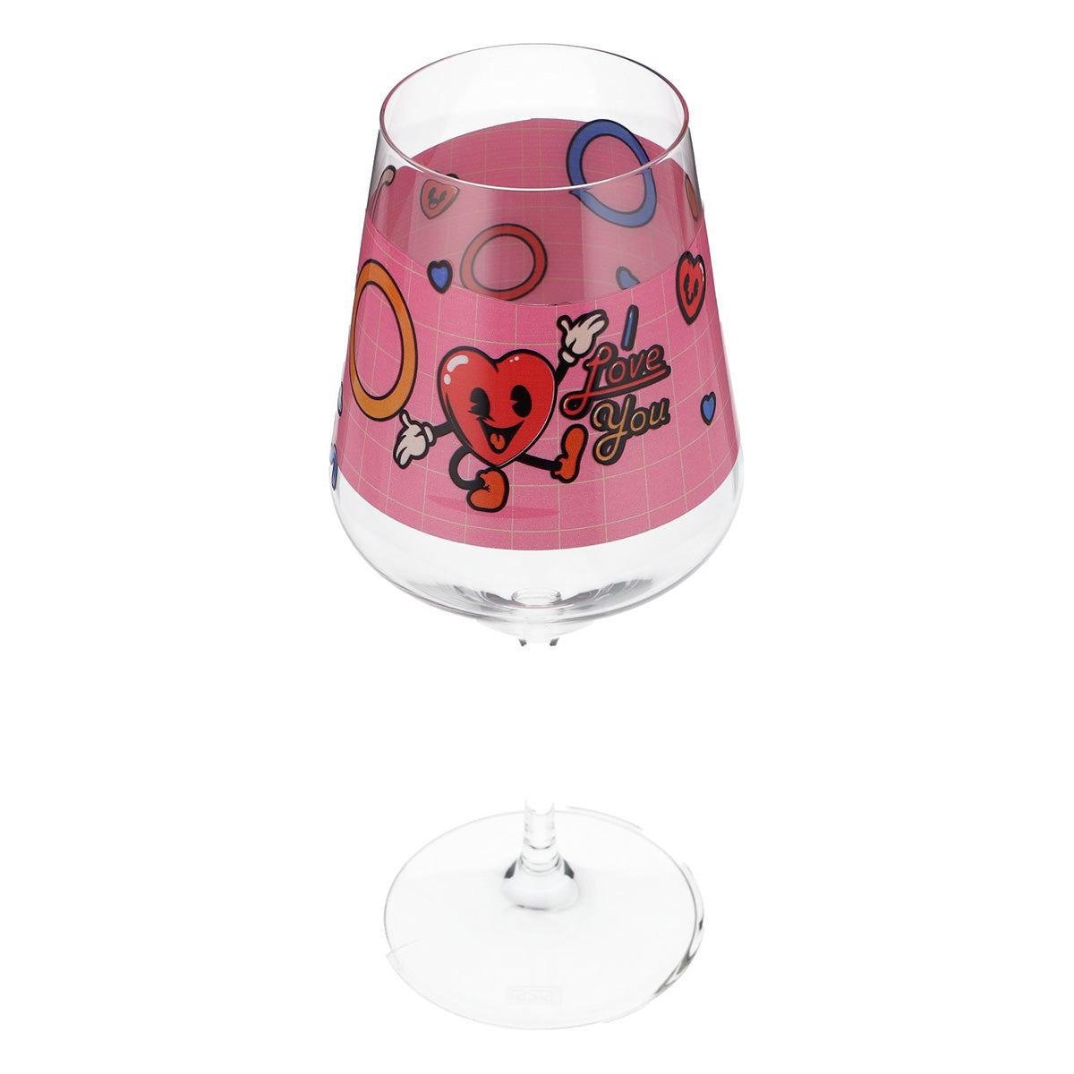 Bicchiere da vino Sipply per San Valentino "I Love You" Cuore Regalo 0,5 l – Vista 8