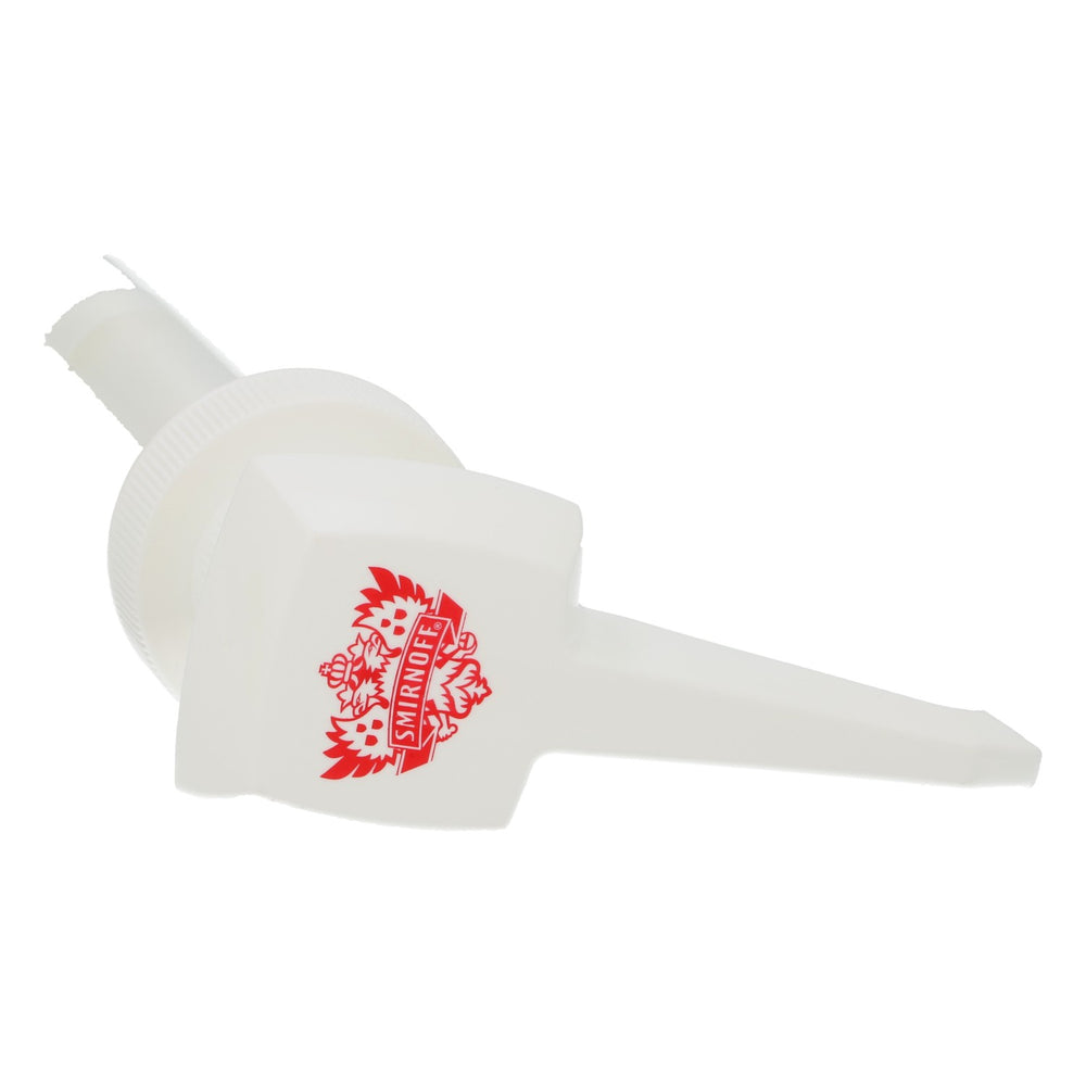 Smirnnoff Vodka Rum Pumpe Pompa per bottiglie Dosatore per bottiglie 3 l manuale bianco