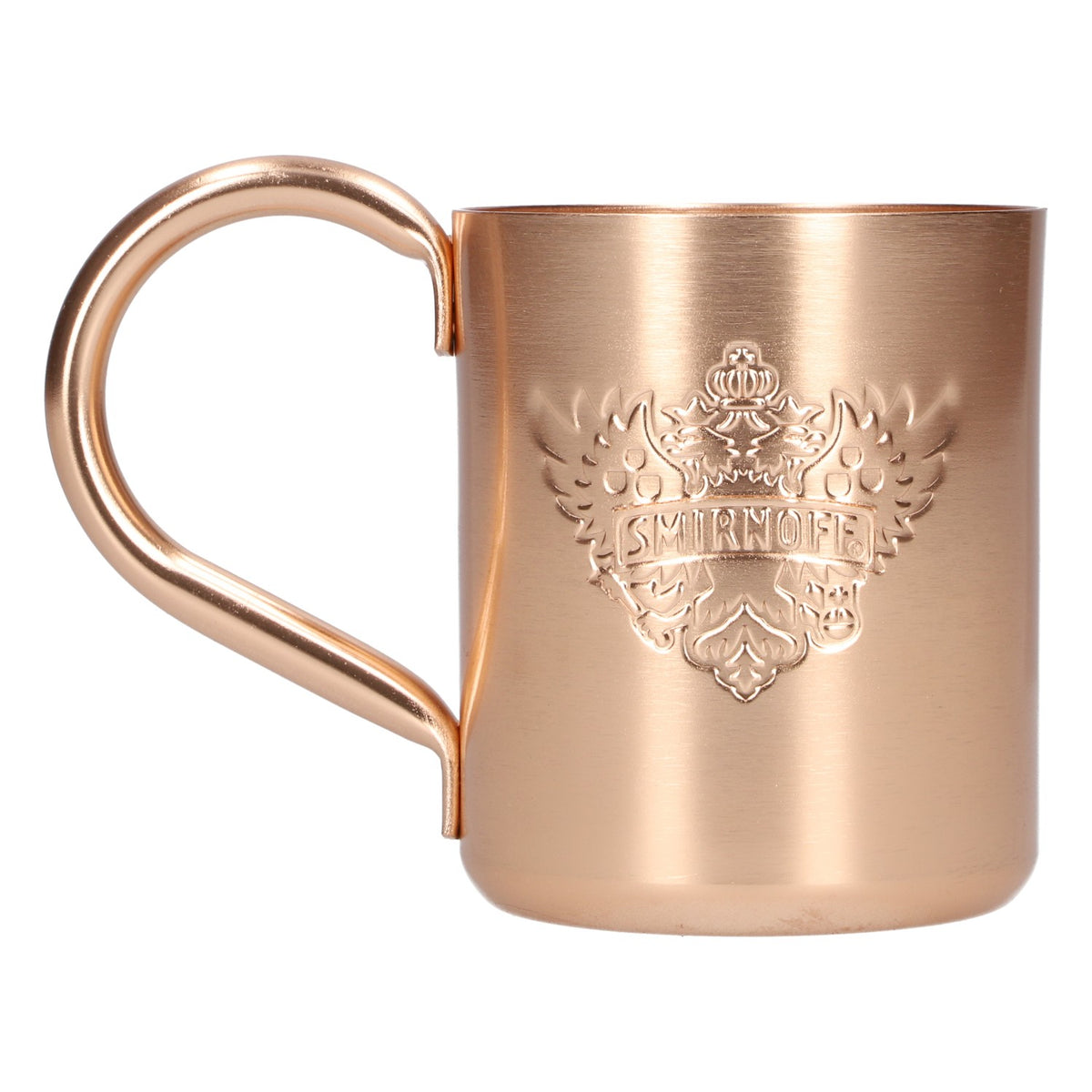 Smirnoff Bicchiere in rame Bicchiere con manico Bicchiere in vetro 0,5 l Tazza in bronzo Moscow Mule Brocca