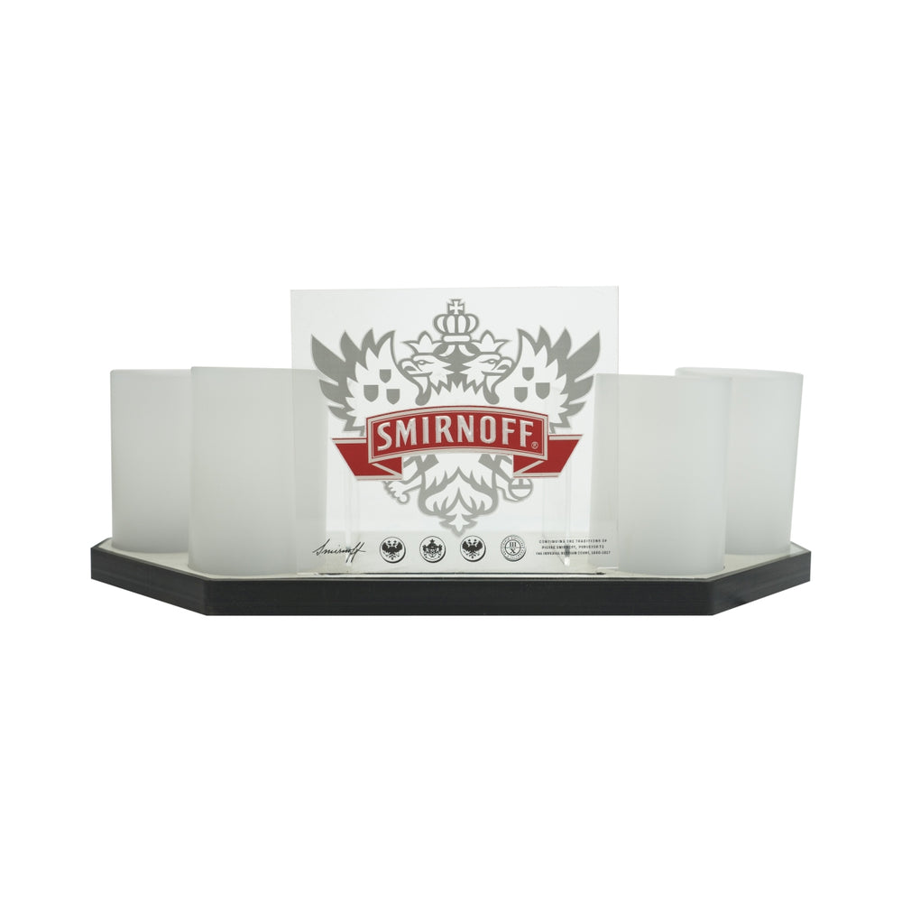 1x Smirnoff Vodka Barcaddy espositore LED da bar
