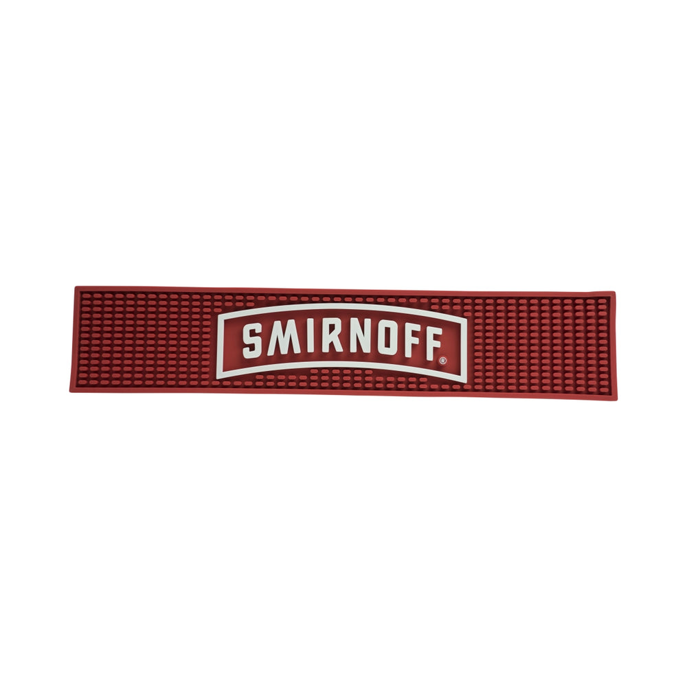 Smirnoff Vodka Tappetino da bar Tappetino sgocciolatoio Accessori da bar rosso