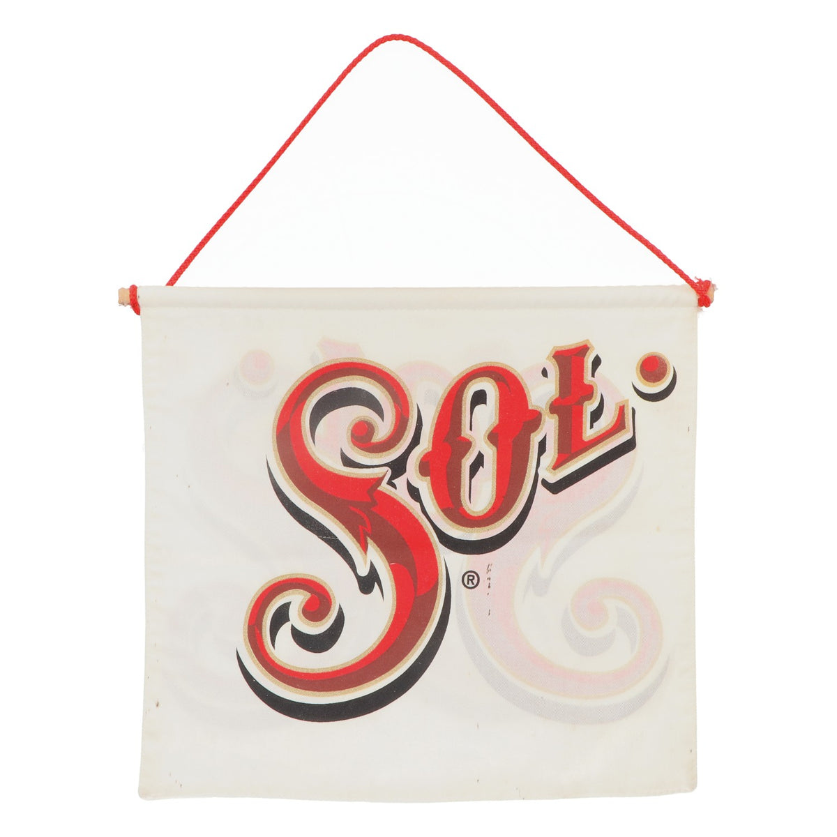 Sol Bier Mini banner pubblicitario Bandiera da appendere Nastro bianco – Vista 2