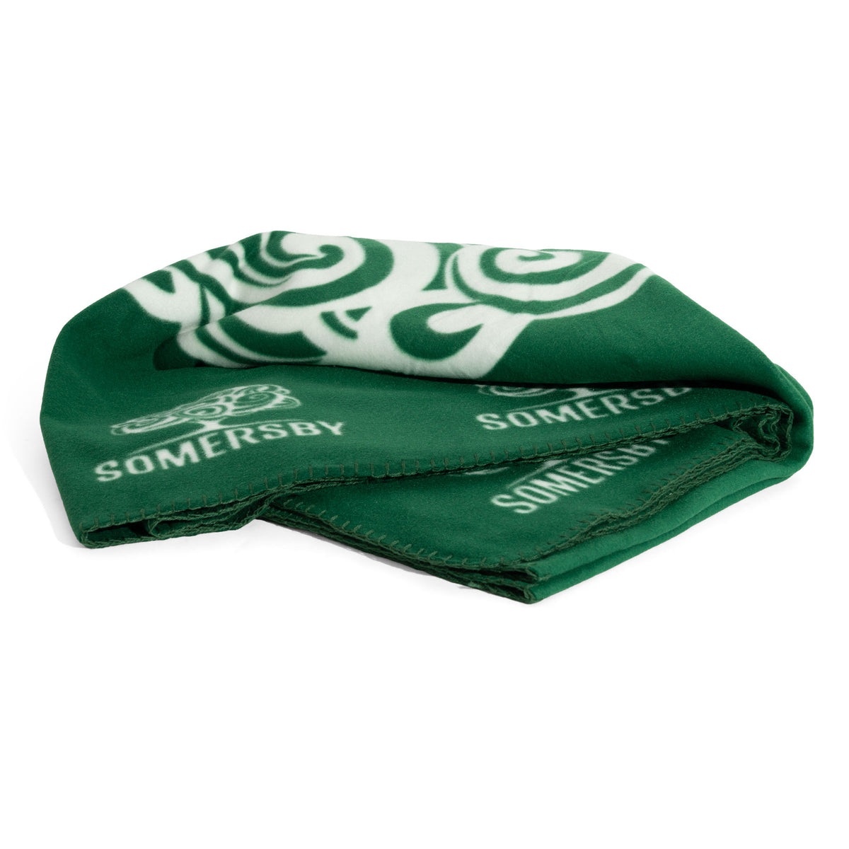 Somersby Cider Coperta in pile Coperta cocoon Coperta da terrazzo 165x150 cm Verde – Vista 2