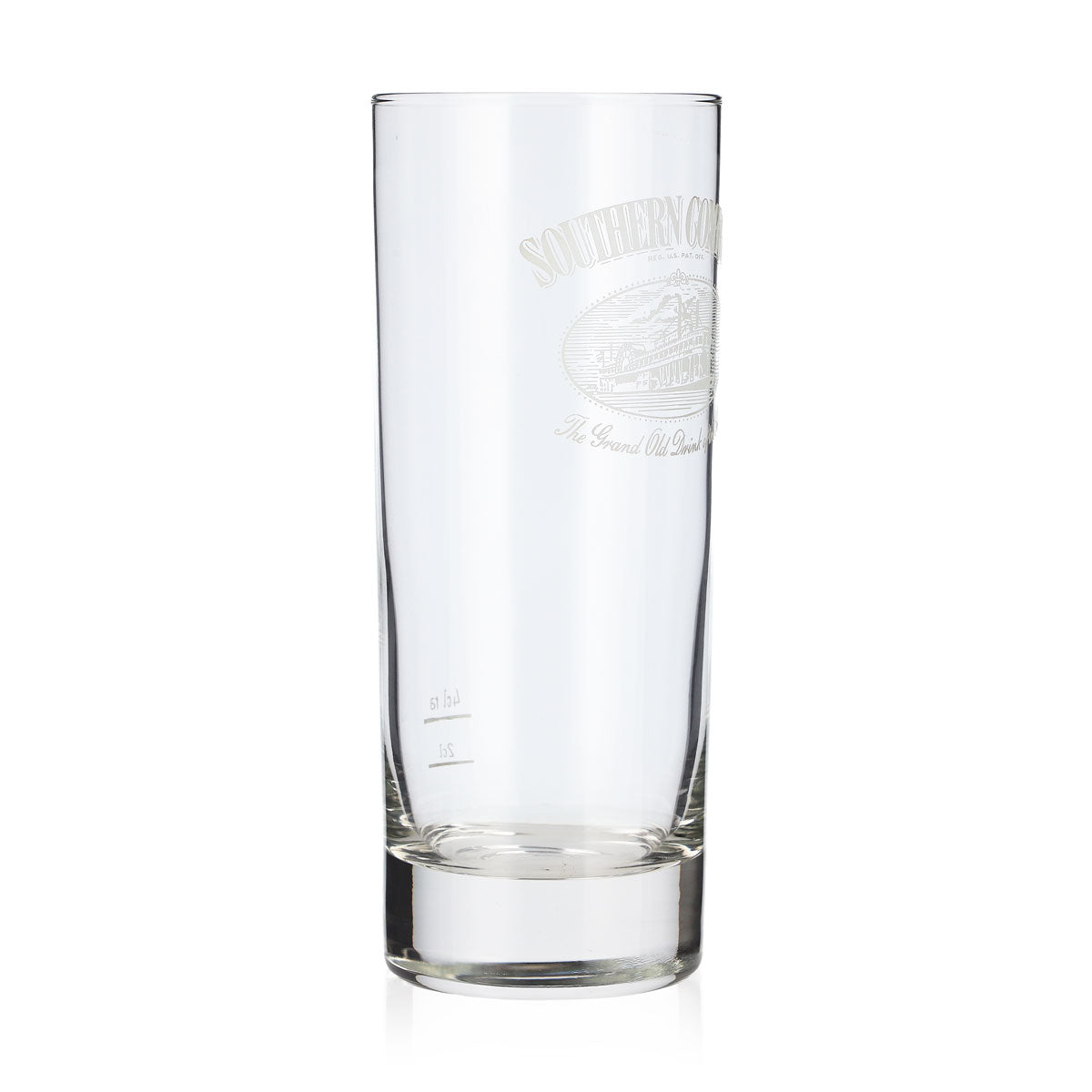 Bicchiere da whisky Southern Comfort da 0,33 l con logo bianco, bicchiere da whisky Tumbler Old Fashioned – Vista 3