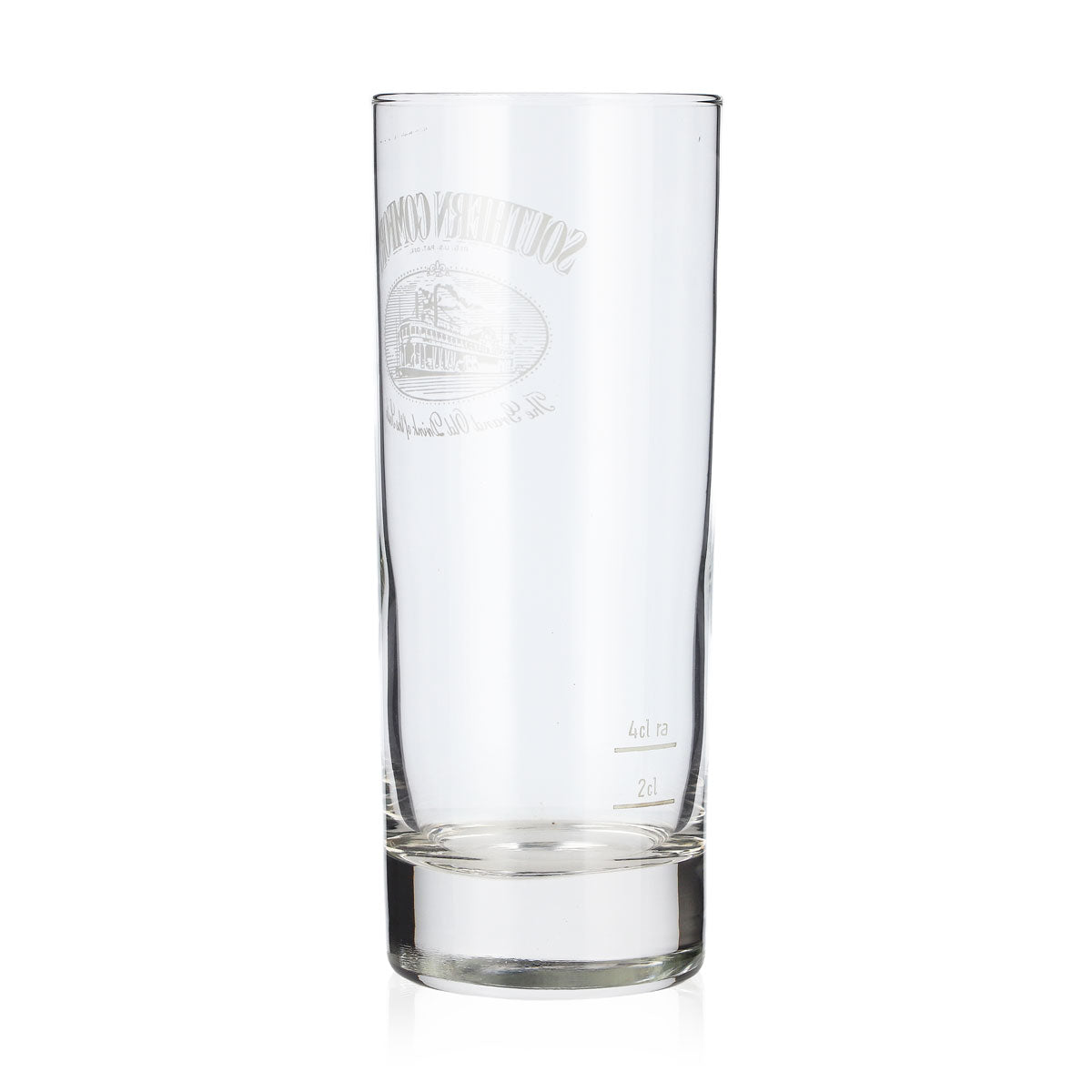 Bicchiere da whisky Southern Comfort da 0,33 l con logo bianco, bicchiere da whisky Tumbler Old Fashioned – Vista 4