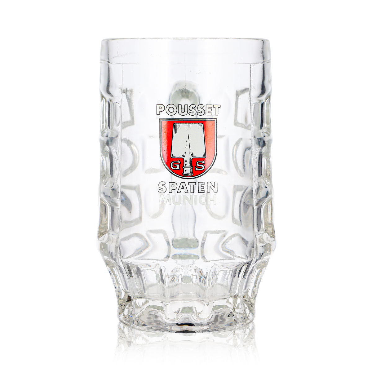 Vaso da birra, boccale, boccale da birra, boccale da birra da 0,5 l, Monaco di Baviera, Pousset, a rilievo – Vista 2