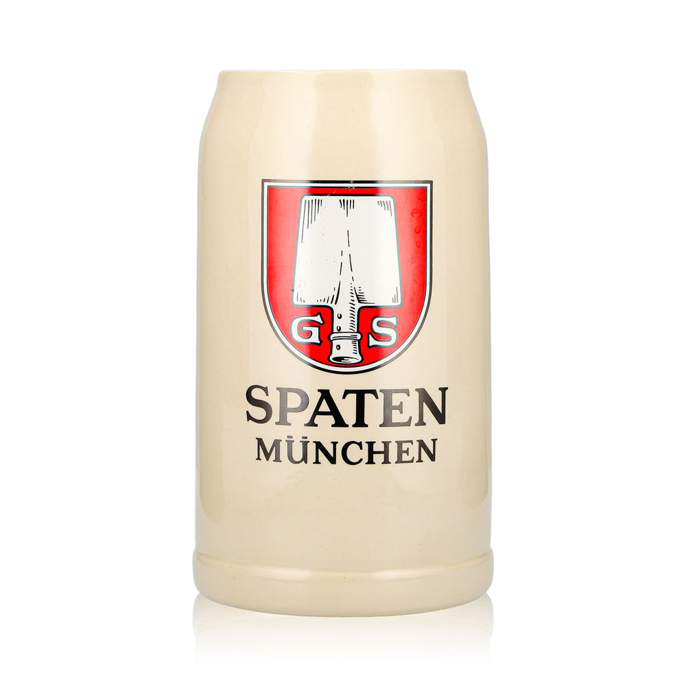 Boccale da birra Spaten XXL 2 l, boccale da birra, boccale gigante, boccale di Monaco, vetro, ceramica