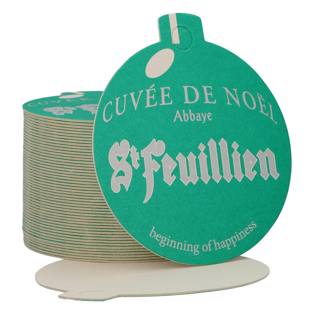 St. Feuillen Birra Sottobicchiere nuovo Carta verde Sottobicchiere per bicchieri
