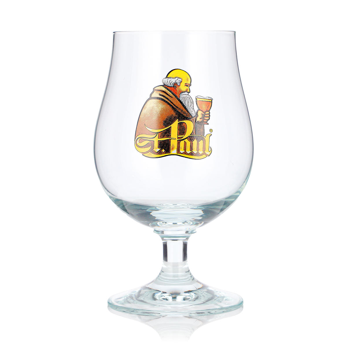 Bicchiere da birra St. Paul da 0,38 l, a forma di tulipano, con l'uomo giallo, Ritzenhoff, bicchiere da birra, bicchiere a coppa, per degustazione