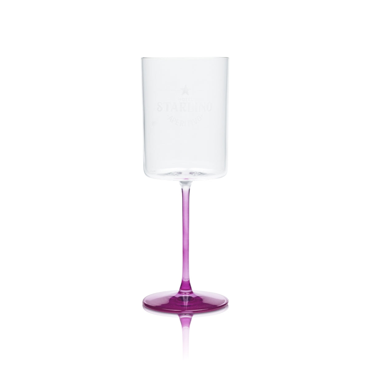 Starlino Aperitivo Bicchieri da cocktail a forma di palloncino con stelo rosa Hotel Longdrink