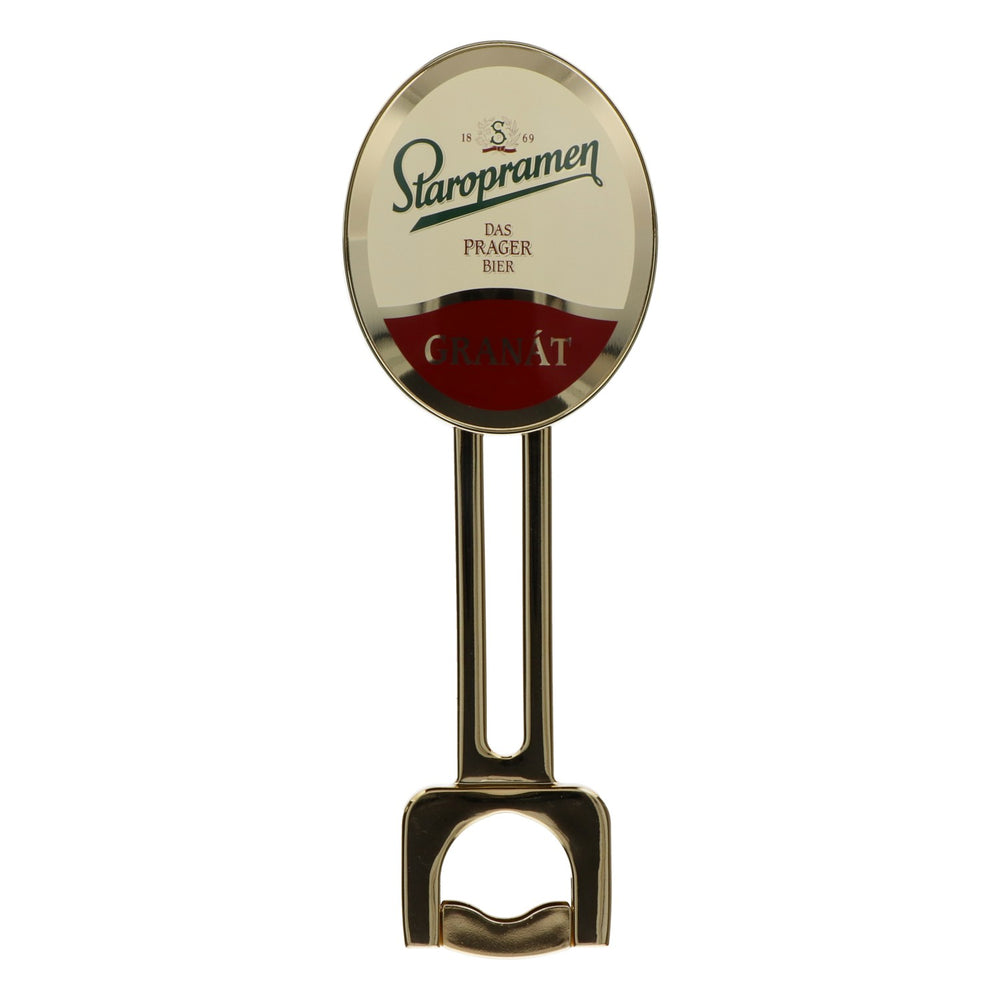Staropramen: beccuccio per spillatore, finitura Granat Gold, leva, accessori per spillatori di birra