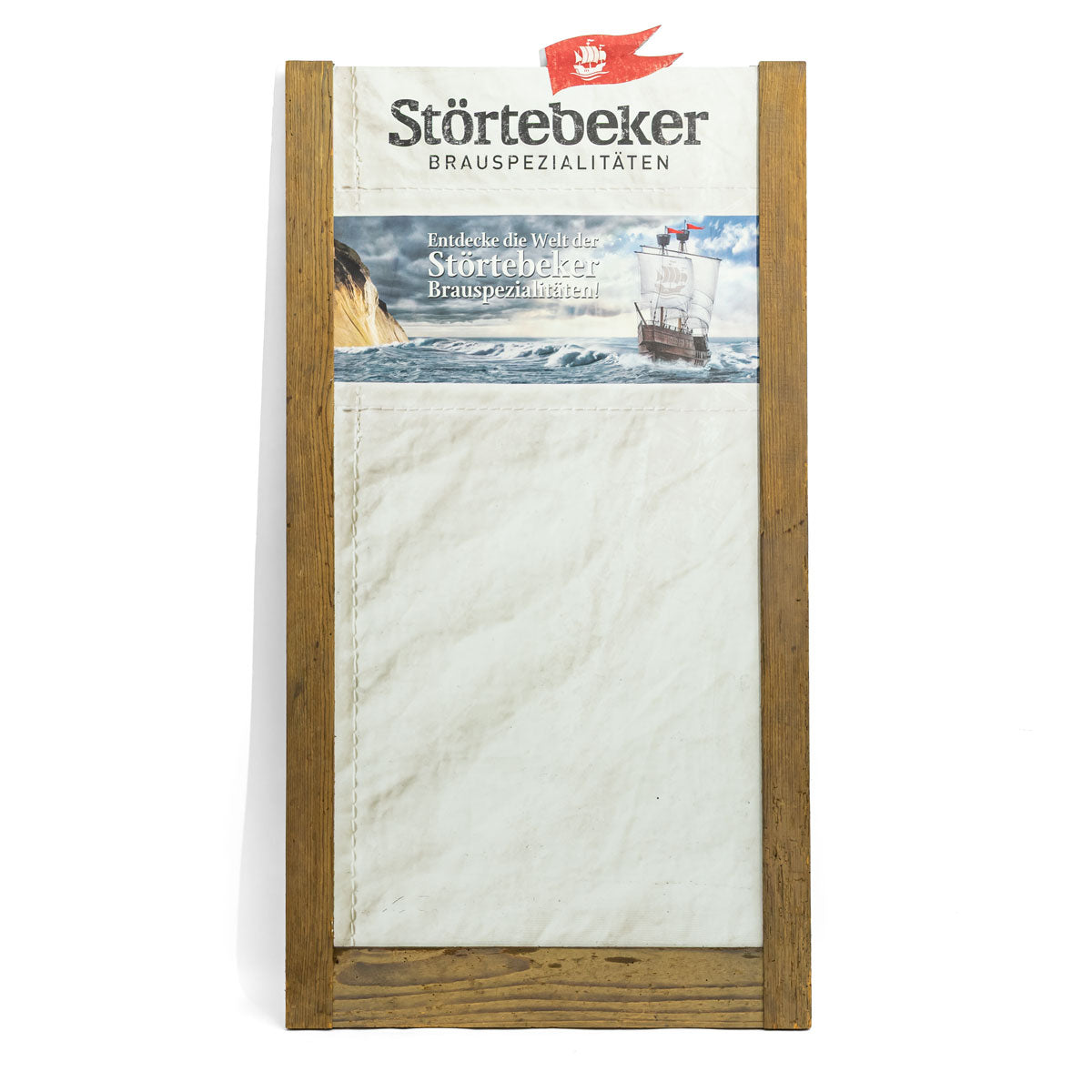 Störtebeker Birra Lavagna in vero legno Espositore Decorazione da parete