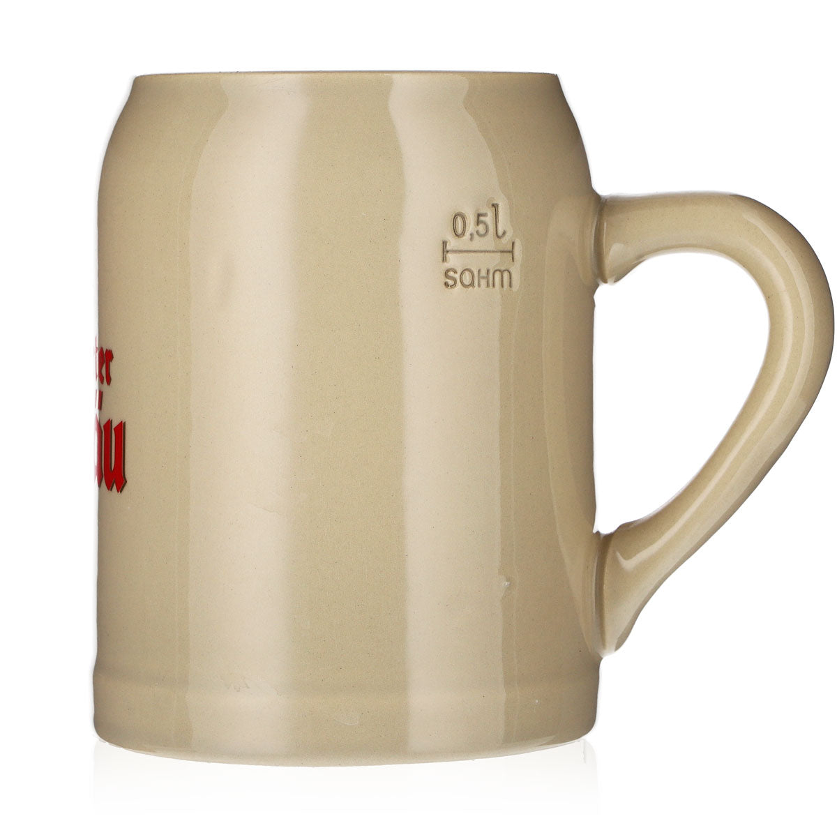 Bicchiere da birra Hofbräu di Stoccarda, 0,5 l, boccale di terracotta – Vista 5