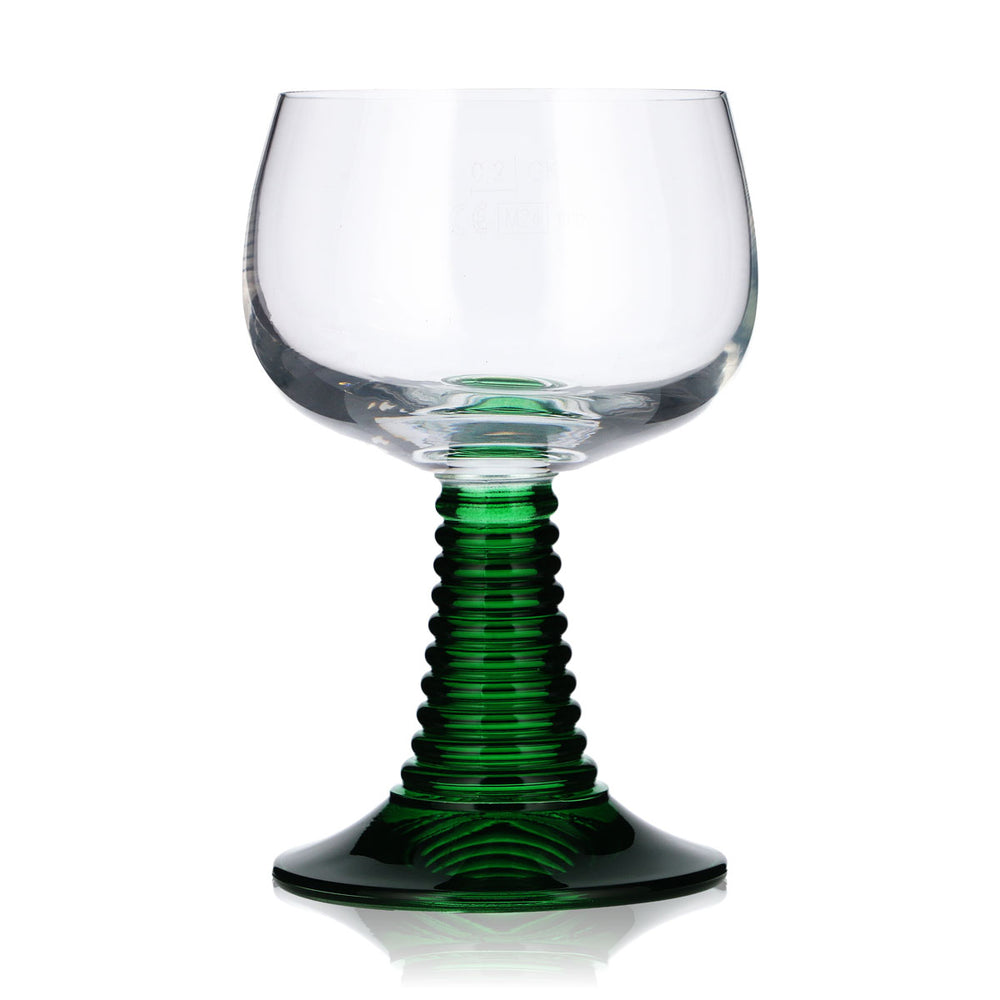 Table Roc Bicchiere da vino "Weinrömer" da 0,2 l con base verde