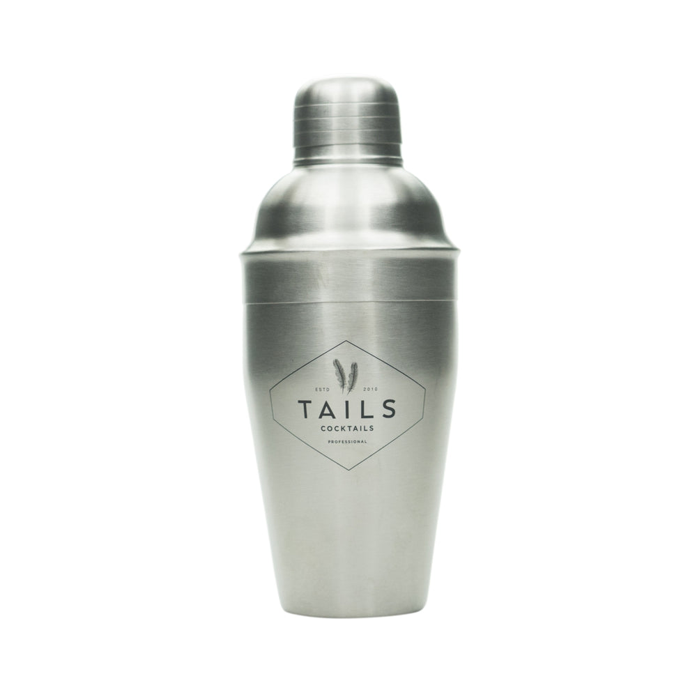 Tails Shaker in acciaio inox 0,5 l argento cocktail long drink aperitivo mixer bar gastronomico