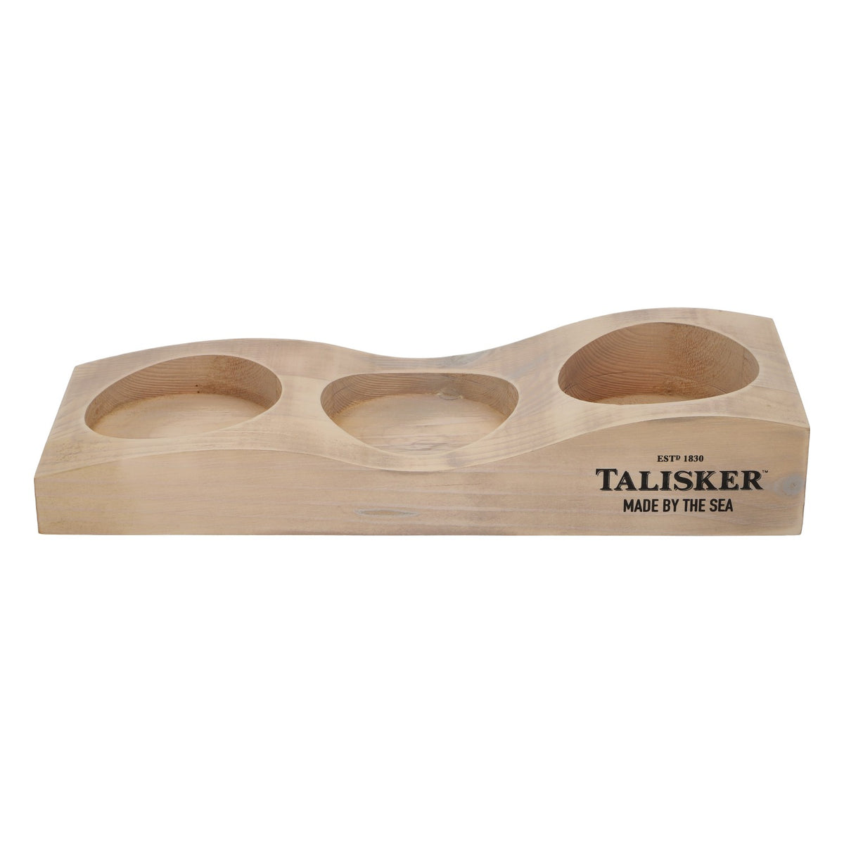 Espositore Talisker Whiskey Glorifier in vero legno per 3 bottiglie, confezione originale – Vista 2