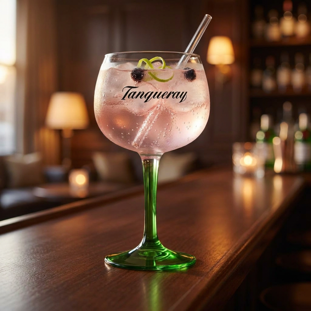 Bicchieri da champagne Tanqueray 0,59 l – Set da 6 bicchieri da gin tonic Copa XXL verdi – Vista 3
