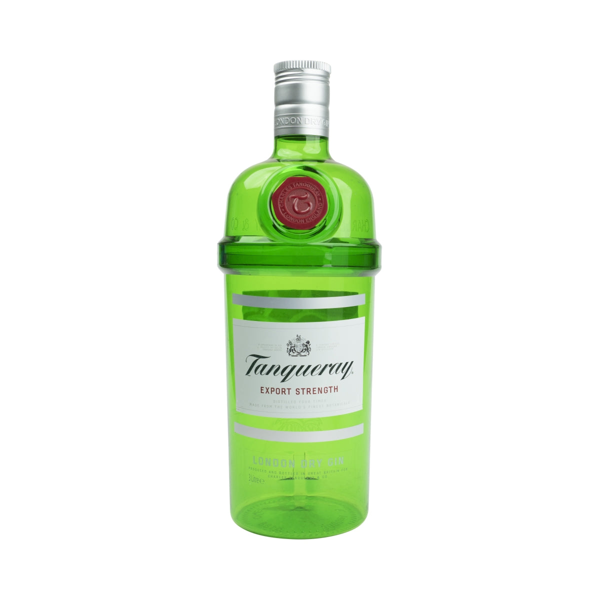 Tanqueray Gin 3l Bottiglia da esposizione VUOTA Espositore decorativo Bar EMPTY Plastica verde