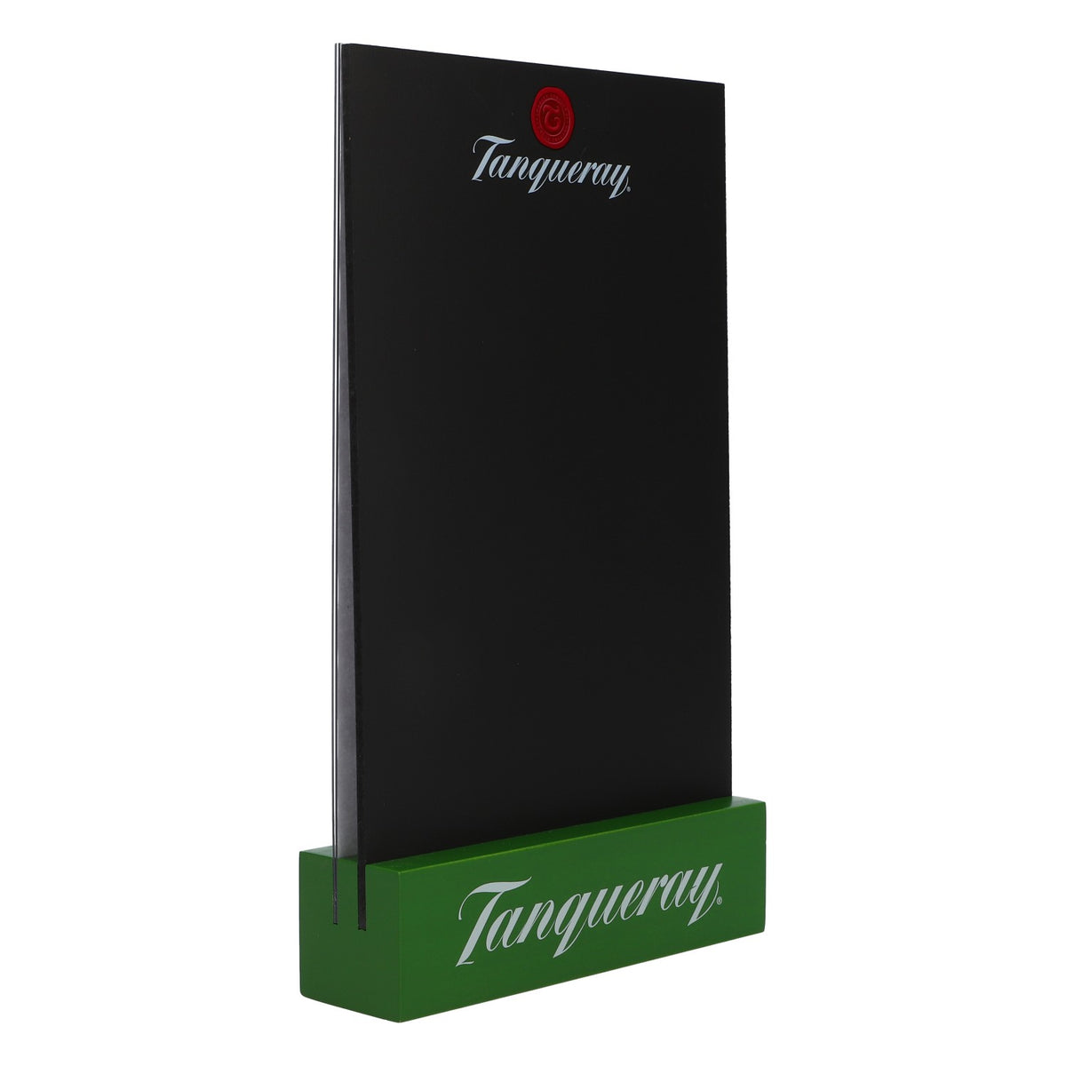 Tanqueray Gin Lavagna da tavolo in vero legno Espositore da tavolo Menu