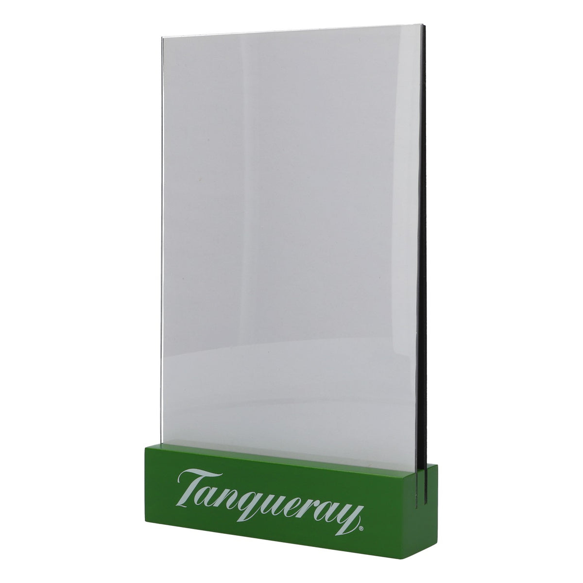 Tanqueray Gin Lavagna da tavolo in vero legno Espositore da tavolo Menu – Vista 4