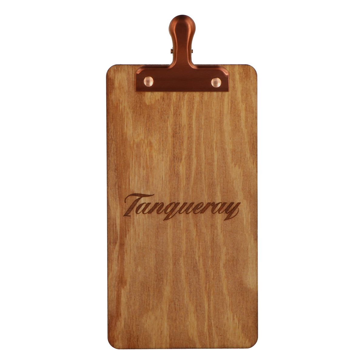 Tanqueray Gin Portamenu Portamenu in legno con fermaglio