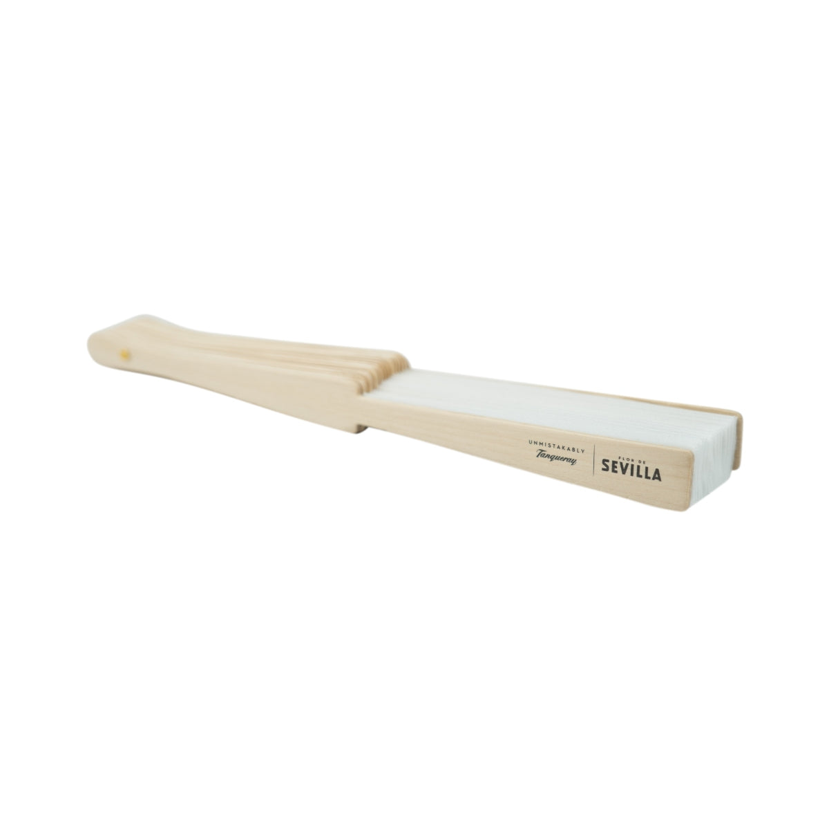 Tanqueray Ventaglio a mano con manico in legno Ventilatore estivo da spiaggia Raffreddamento Ventilazione – Vista 2