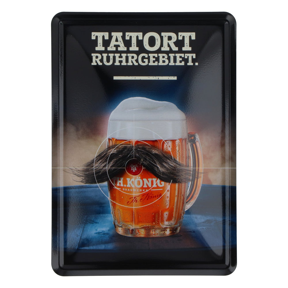 TH. König Birra Targhetta magnetica piccola "Tatort Ruhrgebiet"