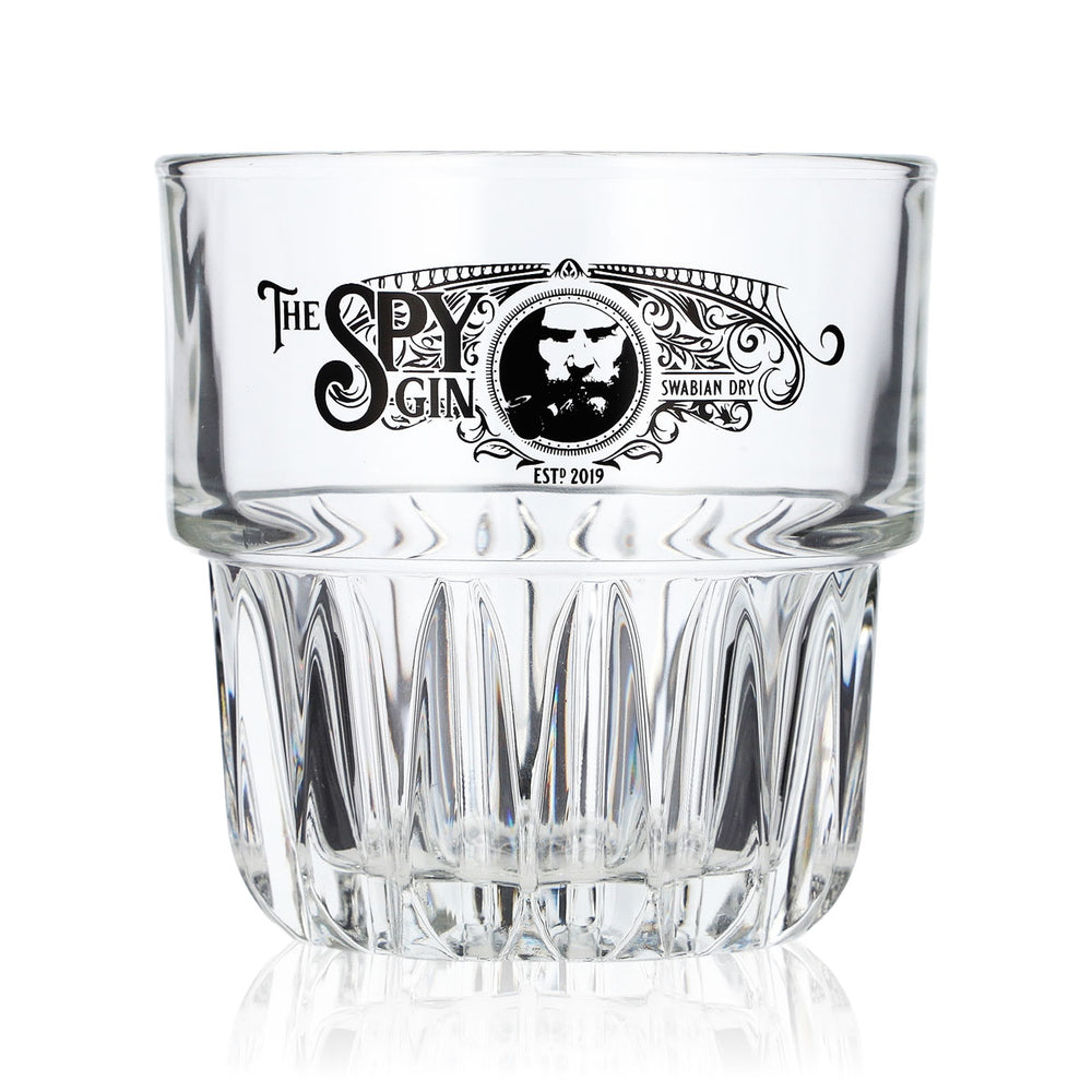 The Spy Gin Bicchiere da gin 0,37 l Tumbler Bicchiere da whisky Old Fashioned Lowball Copa Tonic
