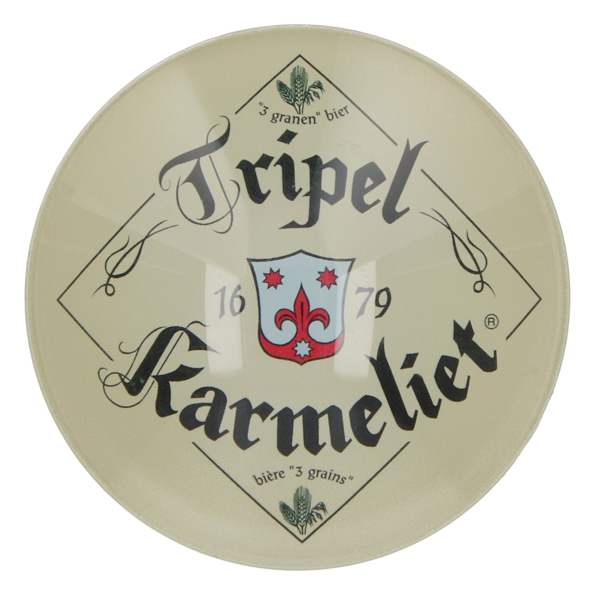 Targhetta per rubinetto da birra Tripel Karmeliet "Medallion"