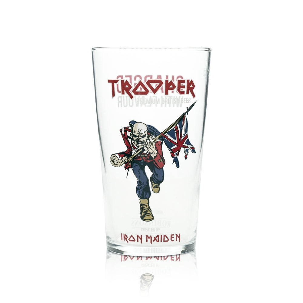 Bicchiere da birra Trooper 0,5 l Iron Maiden Robinson Bicchieri UK Inghilterra