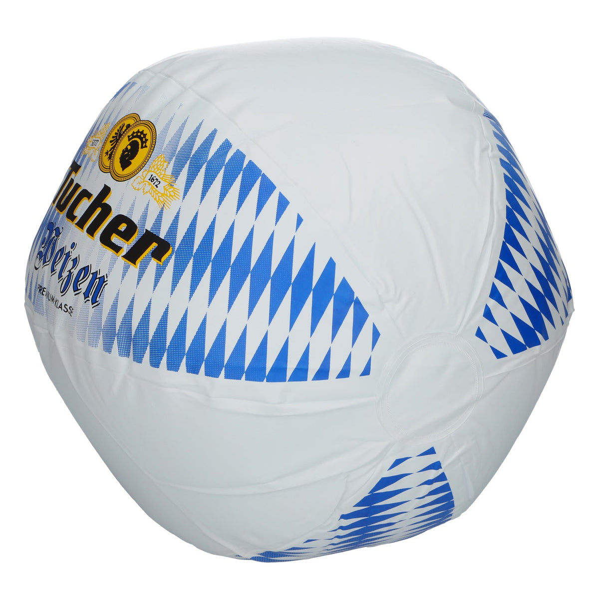 Pallone da spiaggia gonfiabile Tucher Bier, Ø 30 cm, bianco, gadget per tifosi – Vista 2