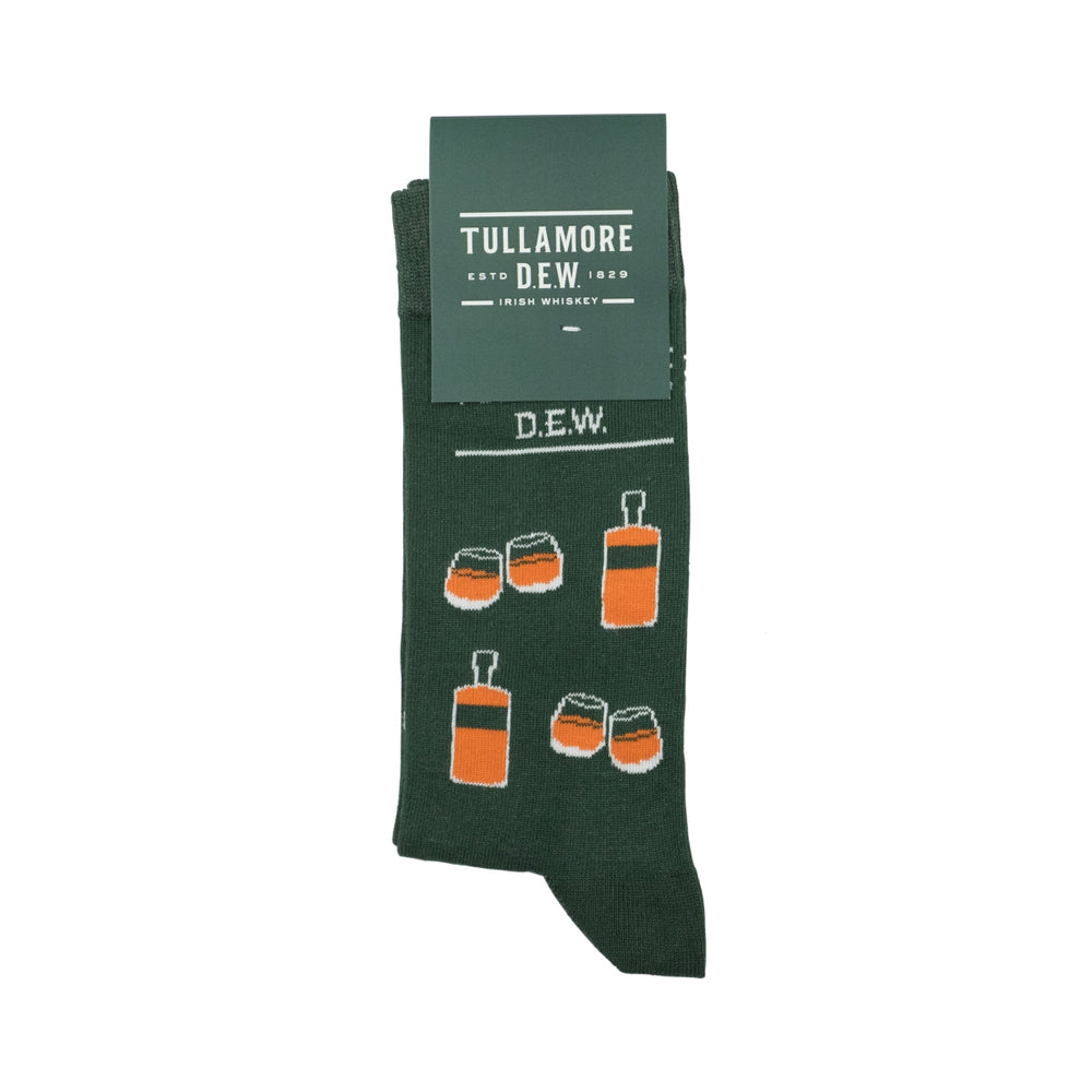 Calzini Tullamore Dew Calzini Calze Ricamate Unisex Taglia 42-46 Crew Kuschel