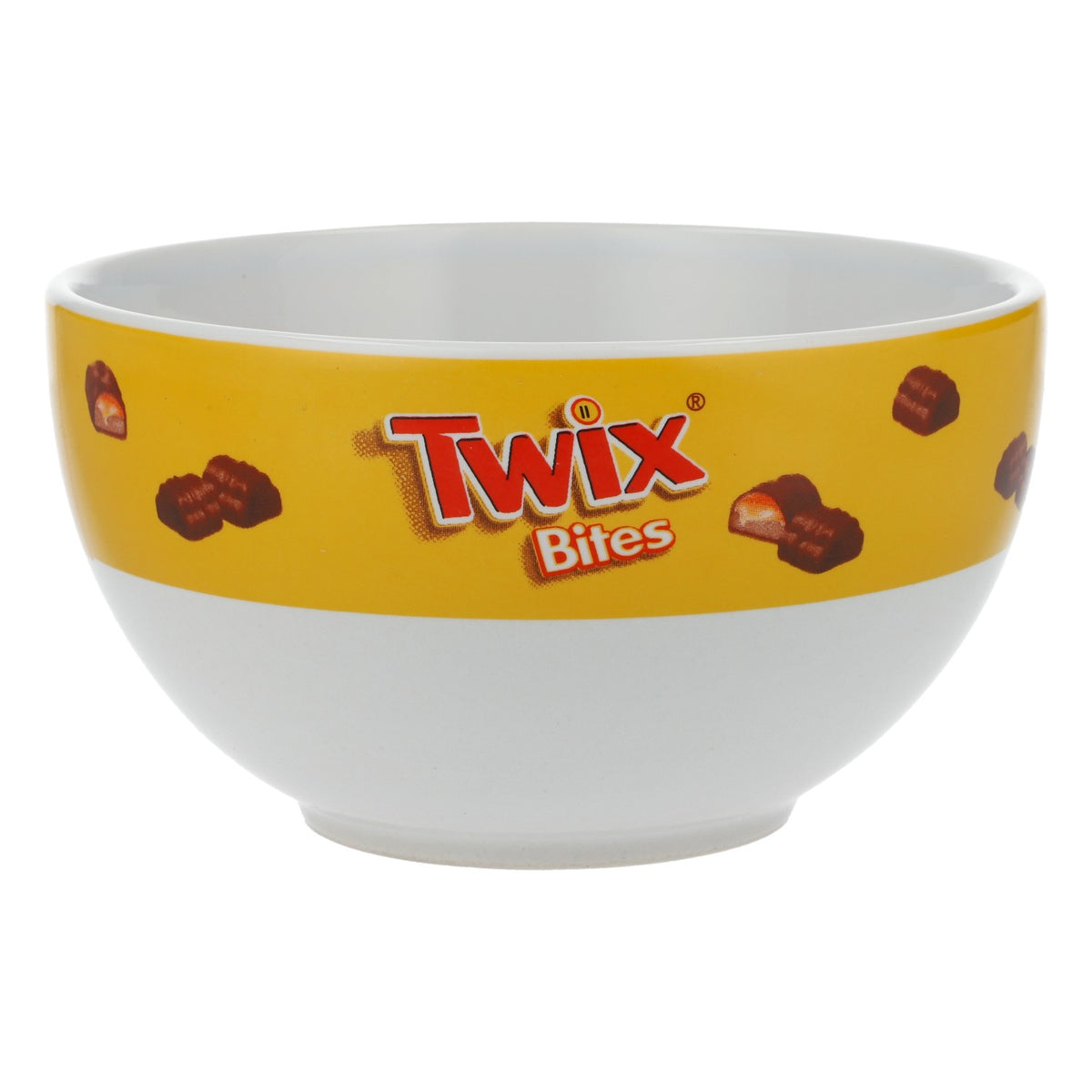 Twix Dolci Ciotola per cereali Ciotola per snack bianca/gialla Hai già condiviso oggi?