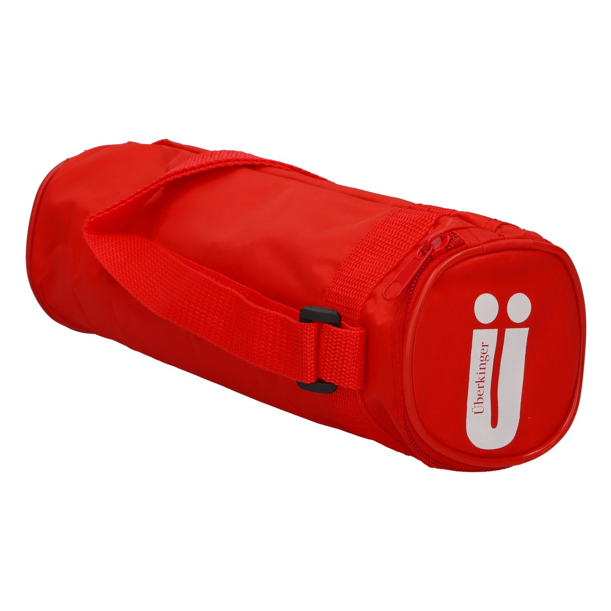 Refrigeratore per bottiglie Überkinger rosso, borsa termica isolante con cerniera e tracolla – Vista 4