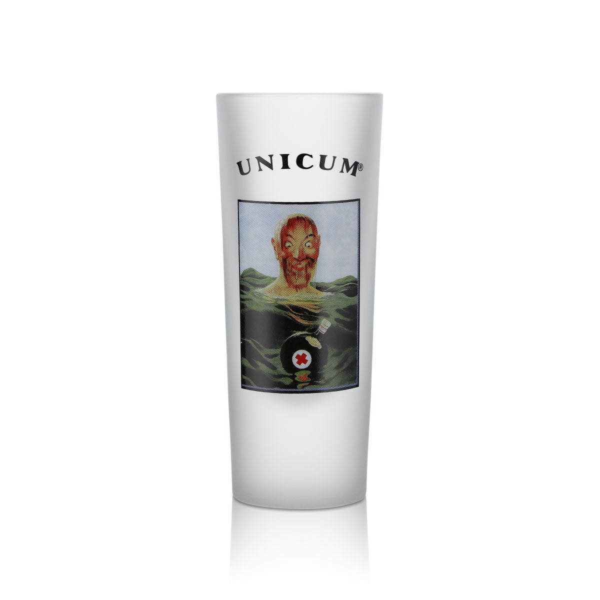 Bicchierino da liquore Unicum 0,128 l Shot Stamper corto satinato edizione da collezione – Vista 2