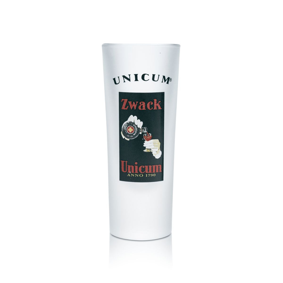 Bicchierino da liquore Unicum Shotglas 0,128 l Stamper Bicchieri tumbler corti Teatro