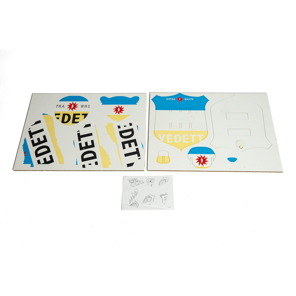 Birra Vedett 3D Wallsign Decorazione da parete Targhetta da parete Bearsign