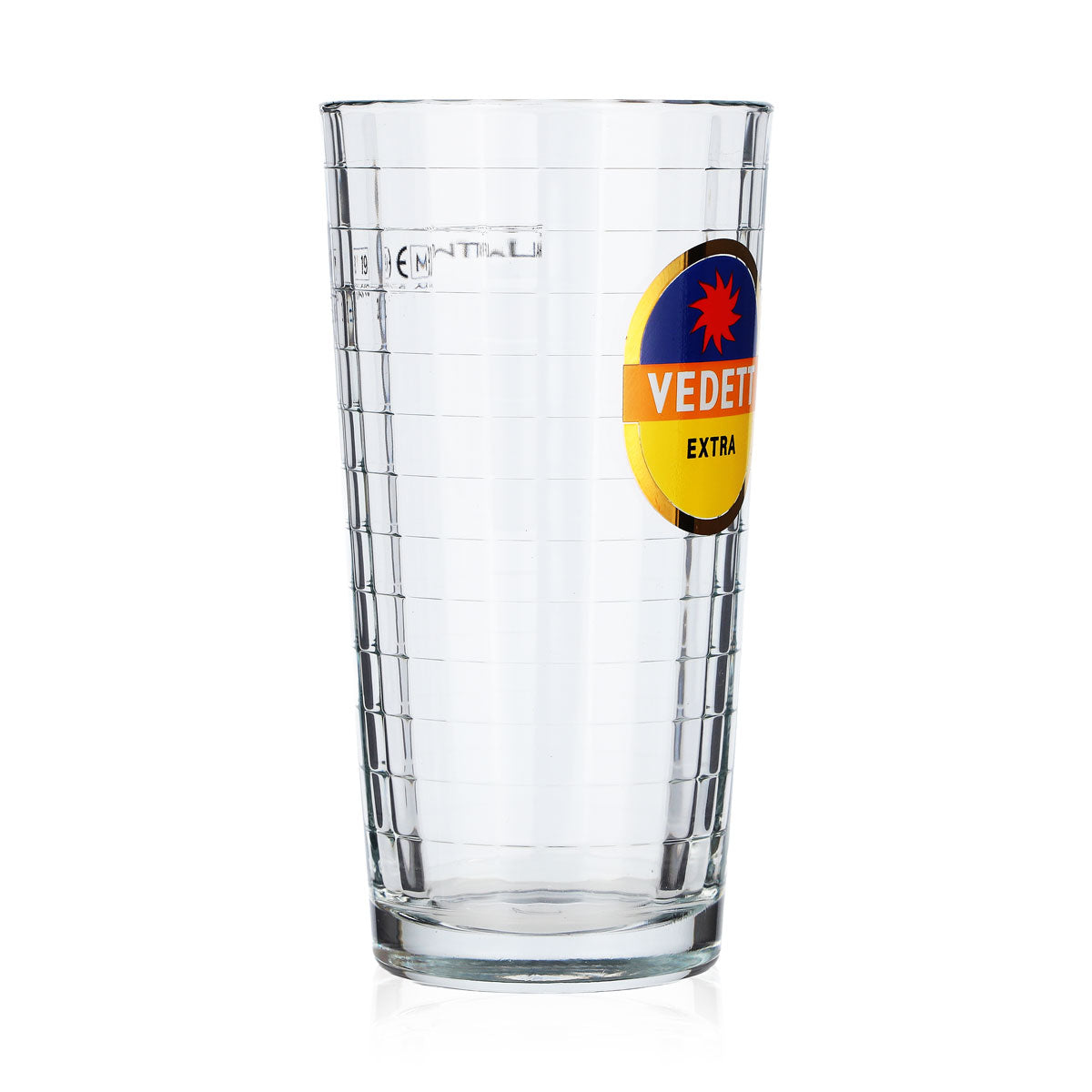 Bicchiere da birra Vedett da 0,33 l, blu/giallo, modello "Extra" – Vista 2
