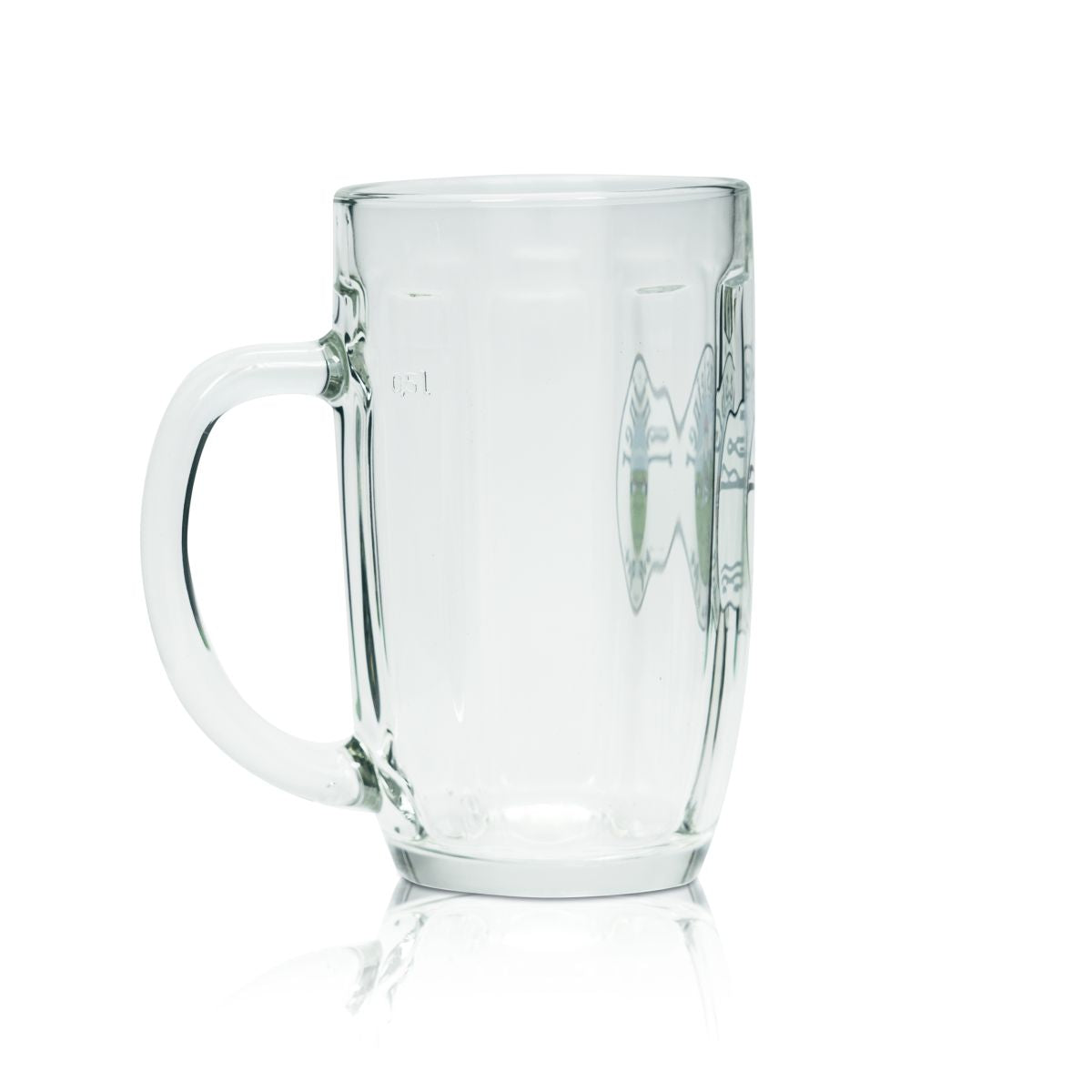 Boccale da birra Veldensteiner in vetro da 0,5 l, forma a calice, birrificio Helles – Vista 2