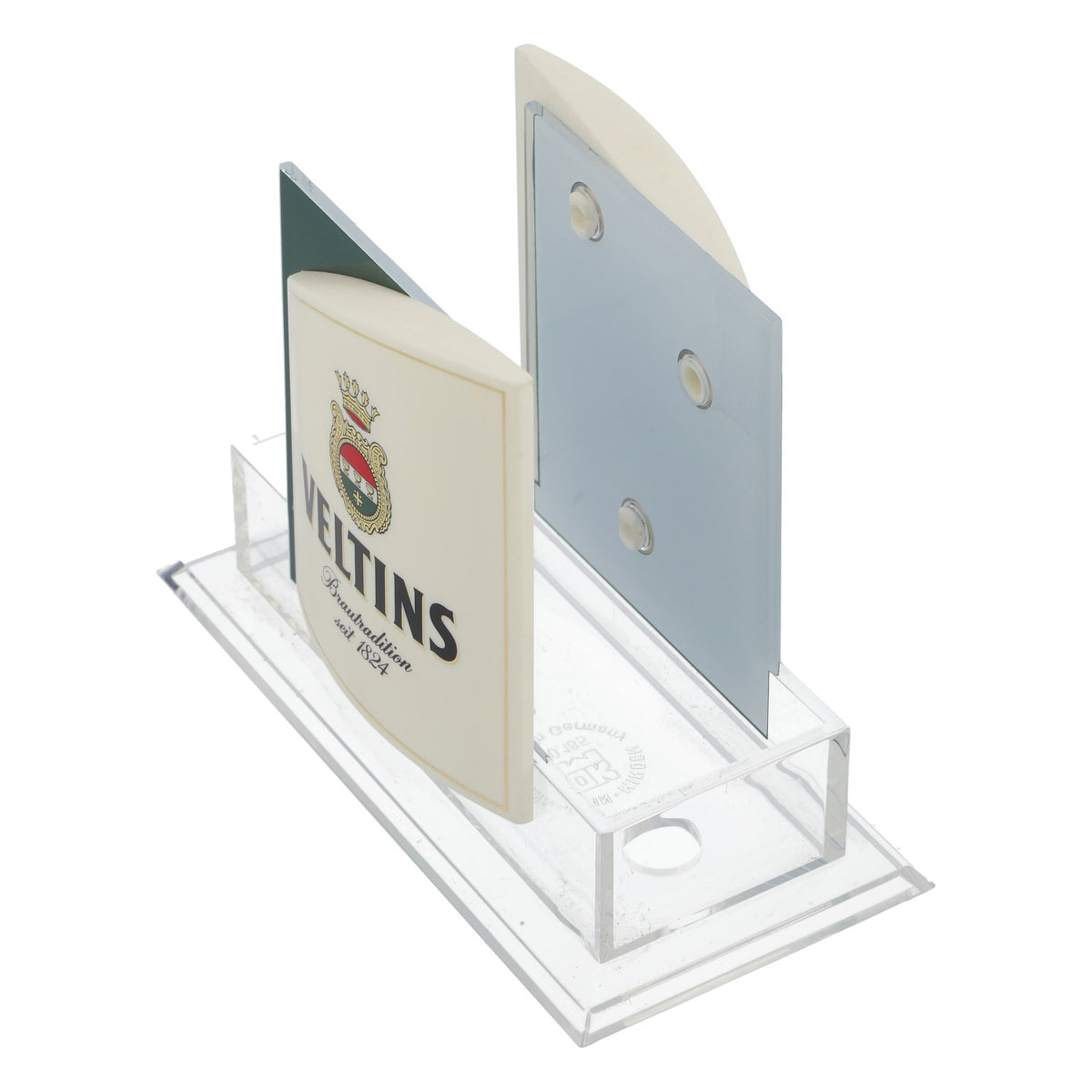 Veltins Birra Sottobicchiere da tavolo Espositore da tavolo Portamenu Portacartoline – Vista 2