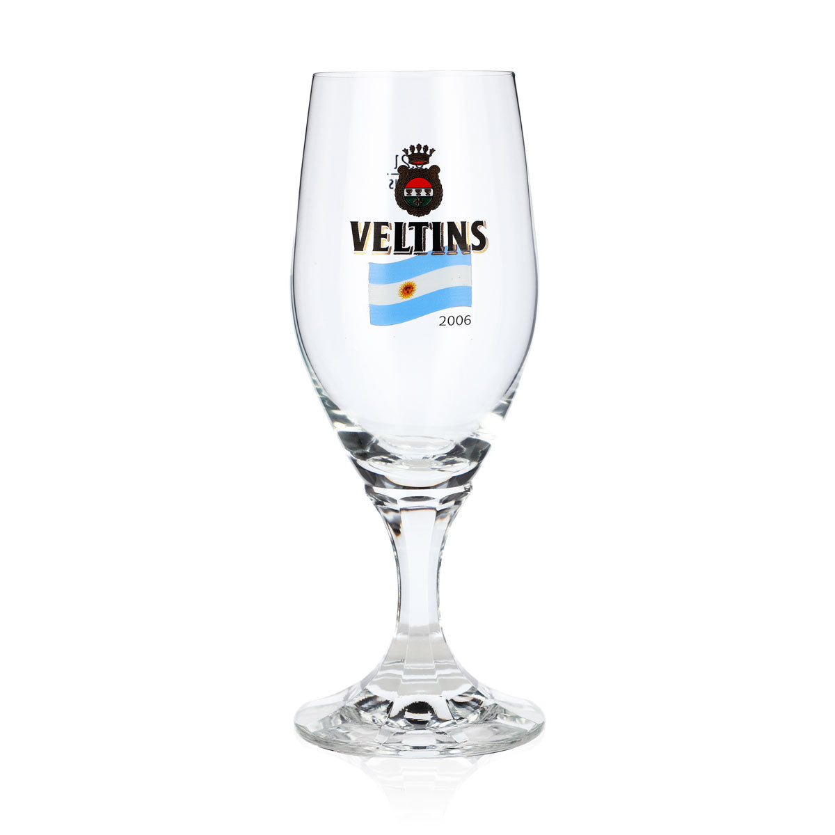 Bicchiere da birra Veltins da 0,2 l, bicchiere a coppa, edizione speciale Mondiali 2006 Argentina, bicchiere da birra da una pinta