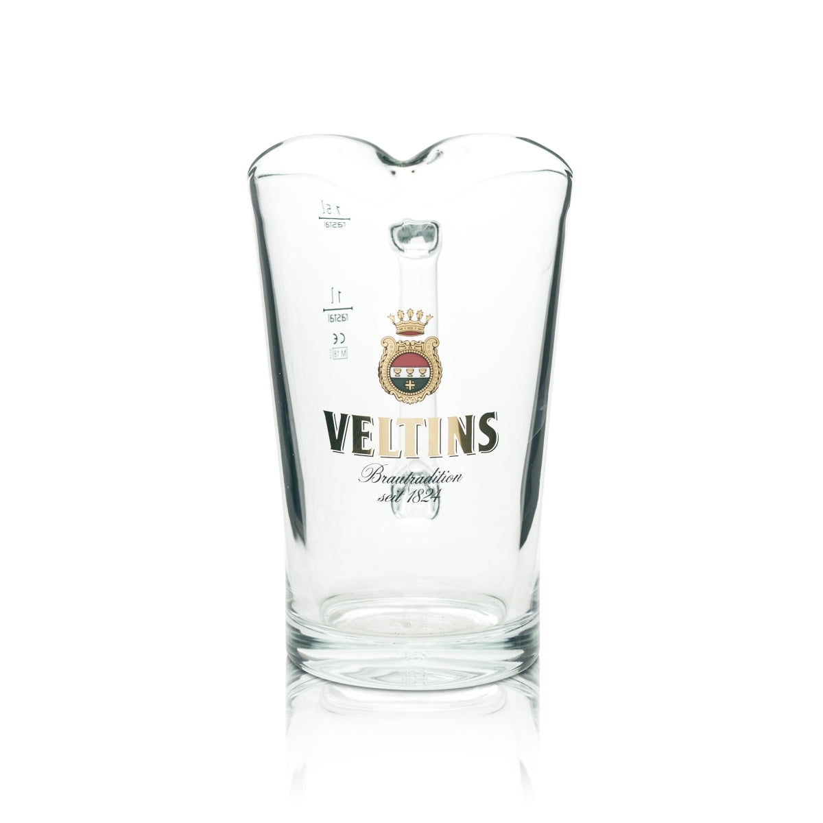 Boccale da birra Veltins 1,5 l Rastal con beccuccio Caraffa in vetro 1500 ml Bicchiere da birra