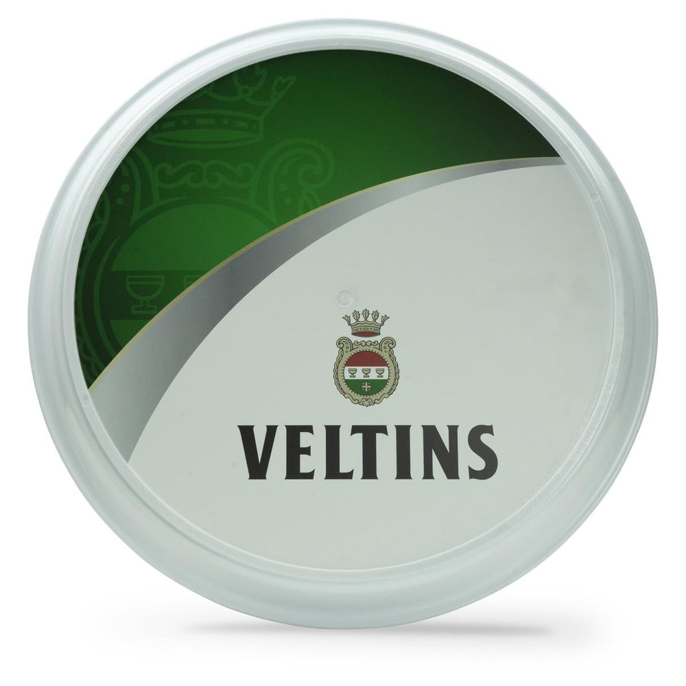 Veltins Birra Vassoio Vassoio da portata Vassoio da cameriere nero gommato fondo bianco